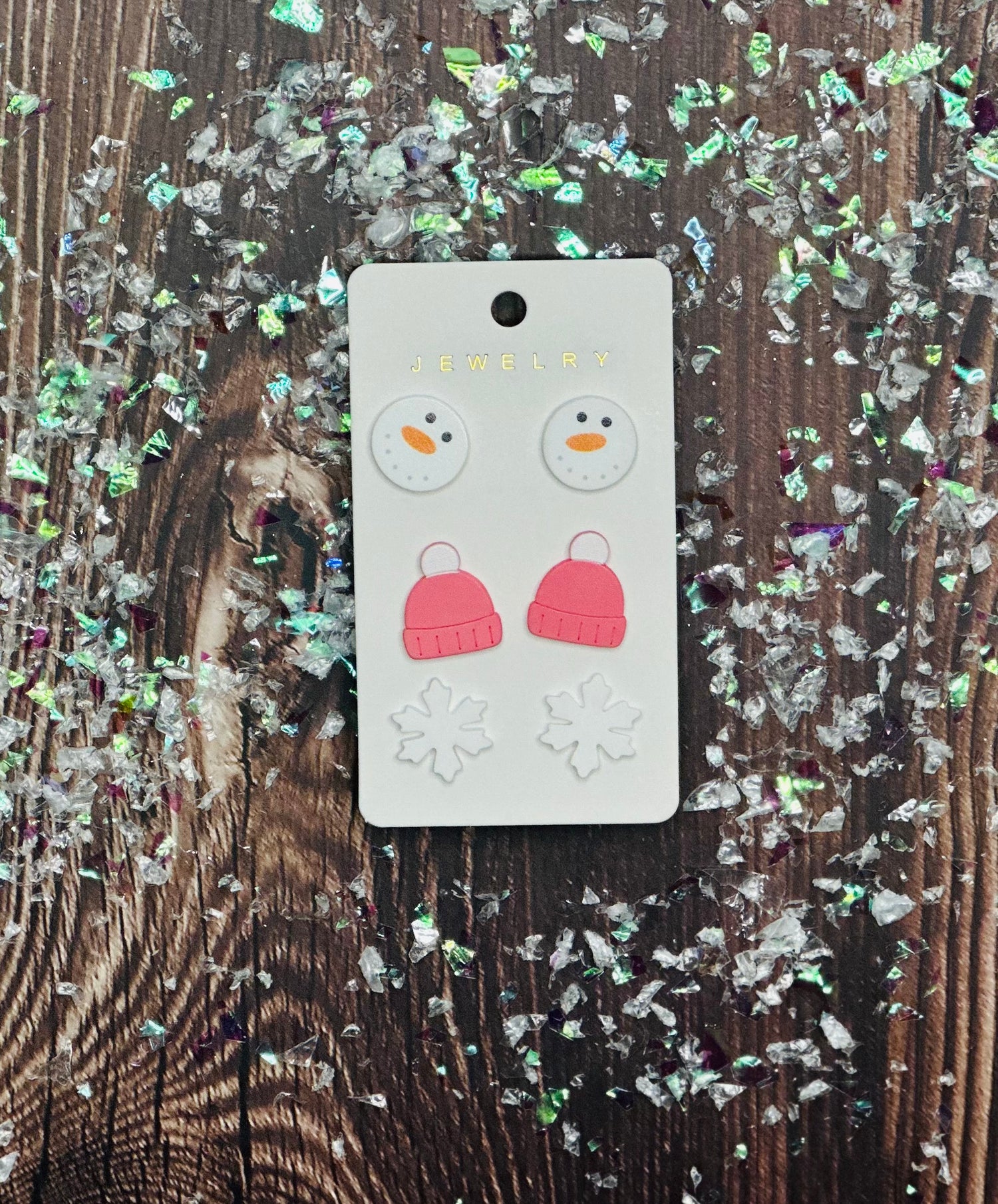 450. Snowmen and Hats Earrings