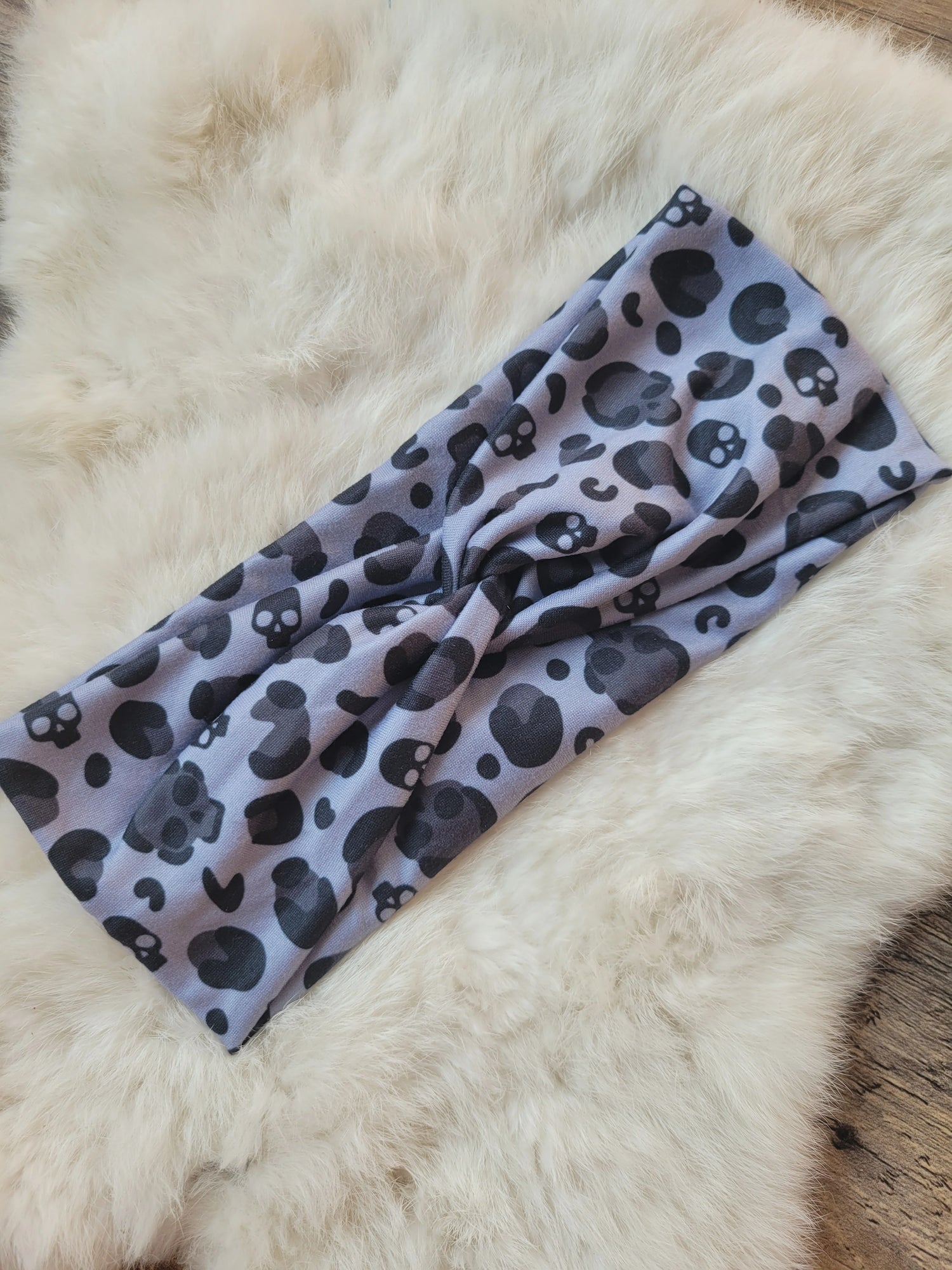 Leopard and Skulls Headband