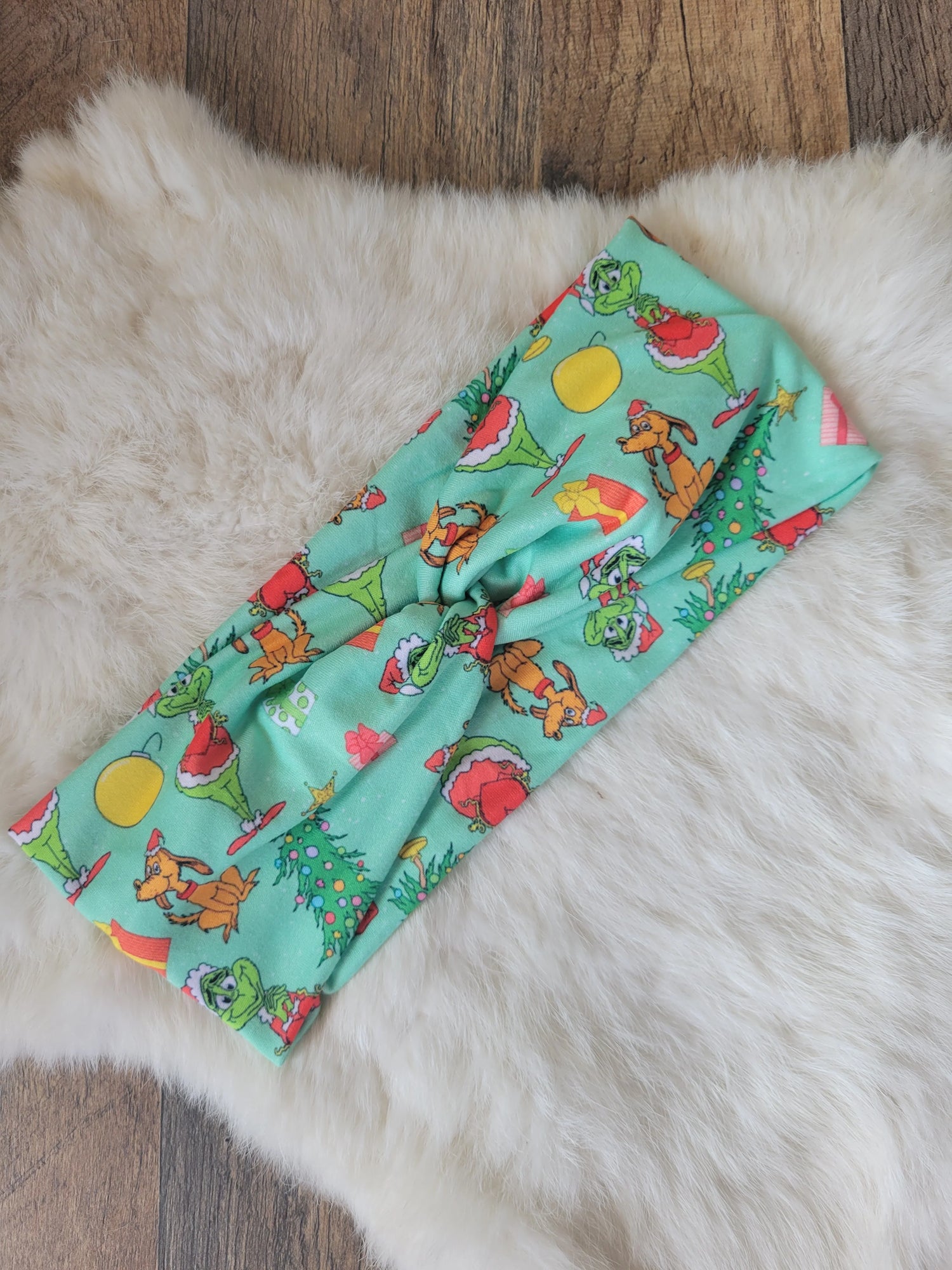 Green Christmas Headband