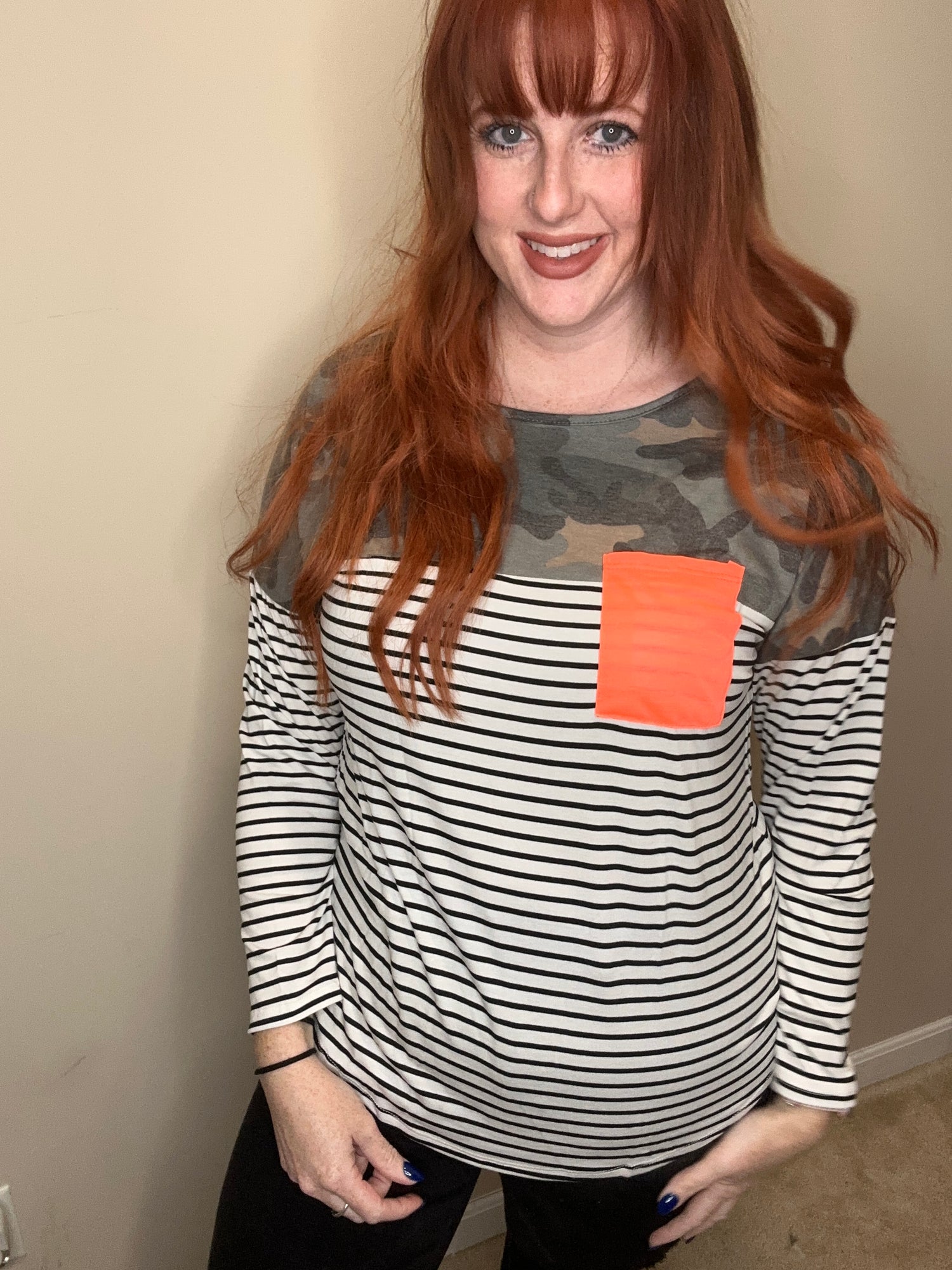 Camo Stripe Dream Top