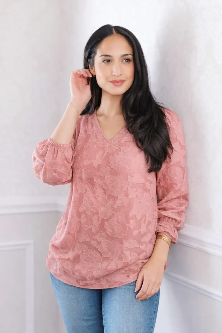 Pink Rose - Long Sleeve