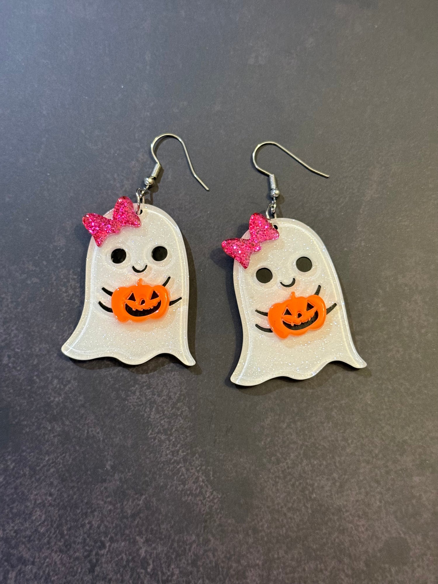 Ghost & Pumpkin Earrings