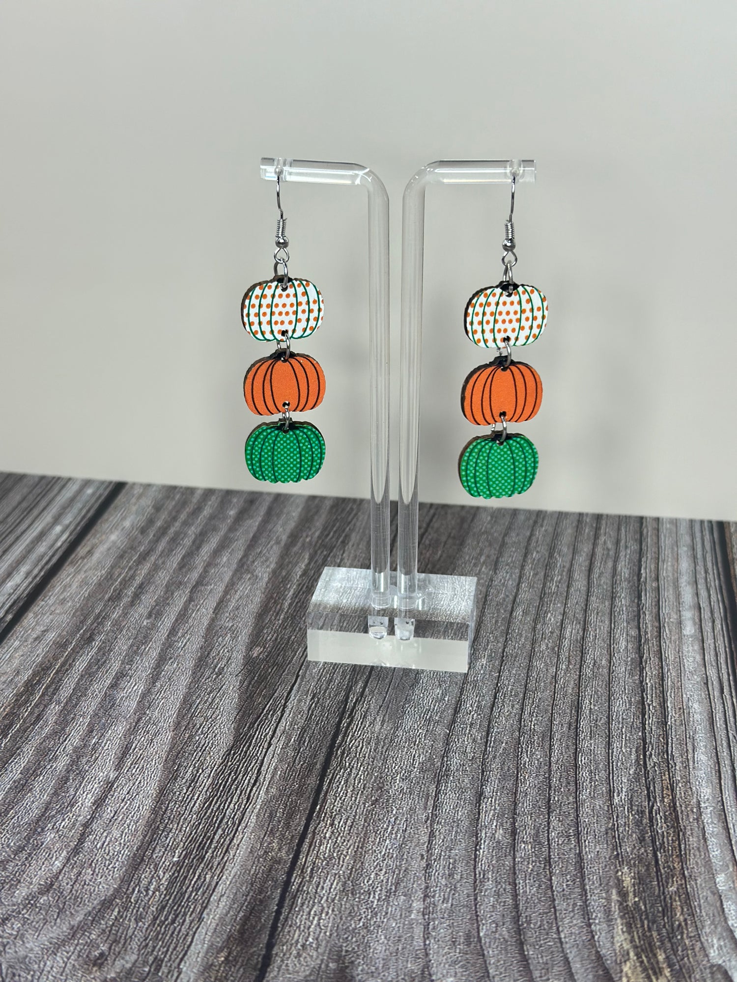 3 Pumpkin Earrings