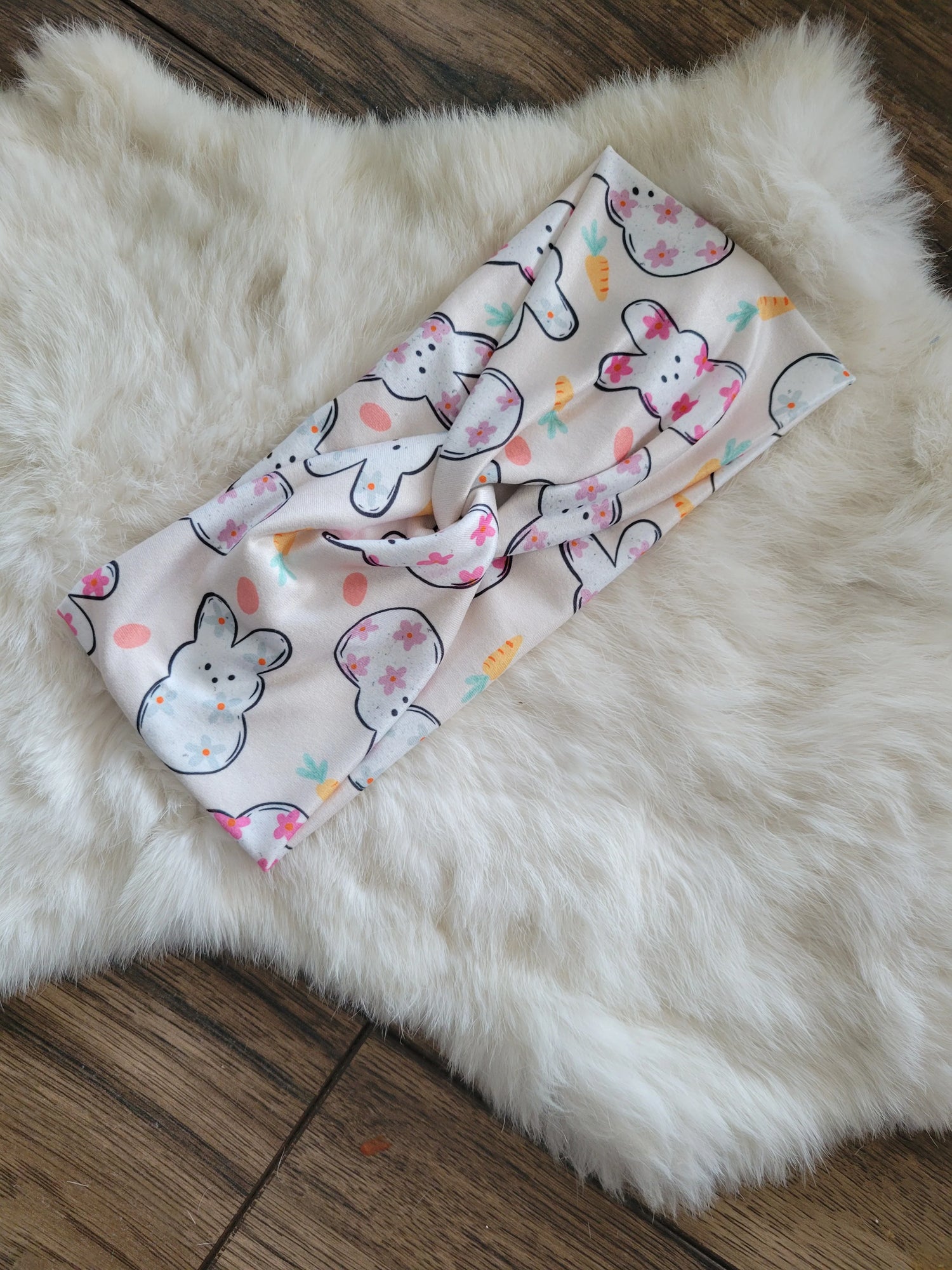 Floral Bunny Headband