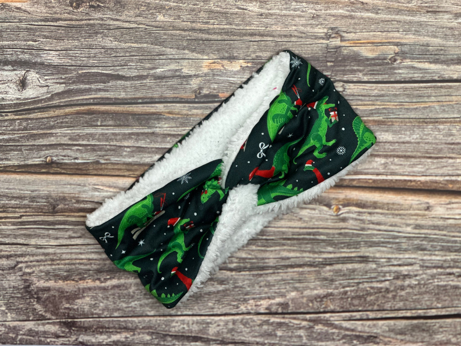 Sherpa Dino Headband