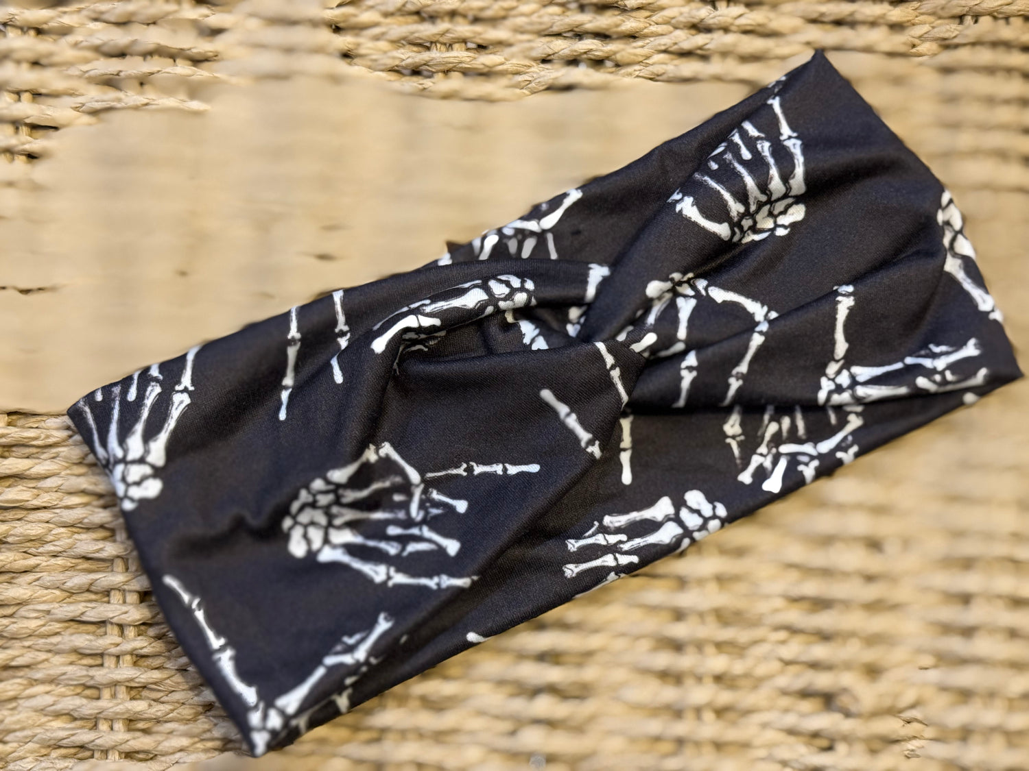 Skeleton Hands Headband