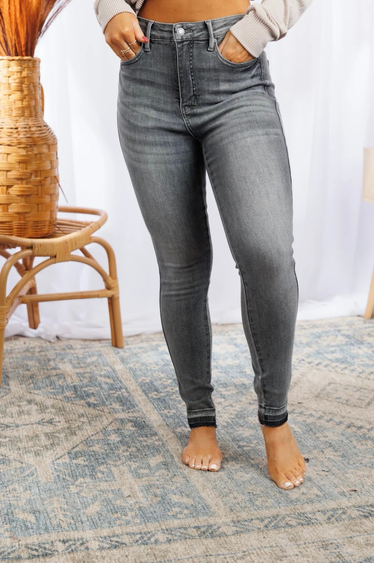 Grey Judy Blue Jeans