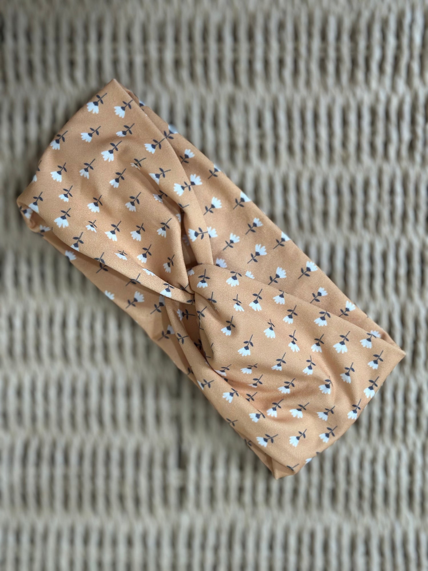 Golden Floral Headband