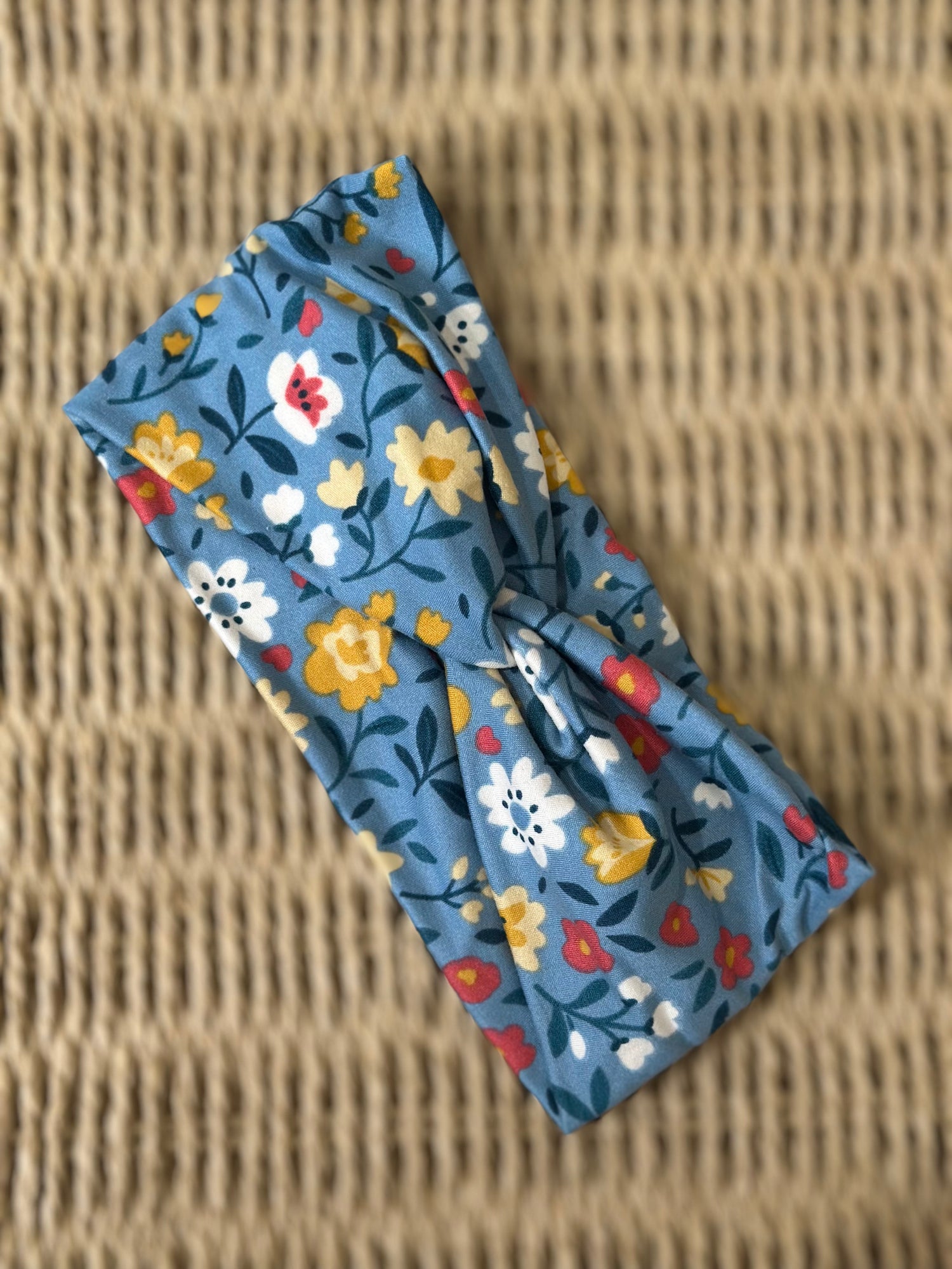 Light Blue Floral Headband