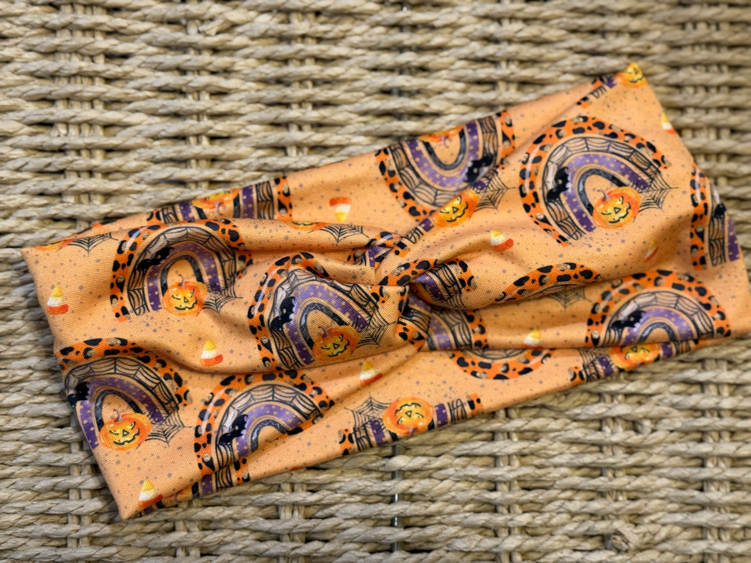 Rainbow Halloween Headband