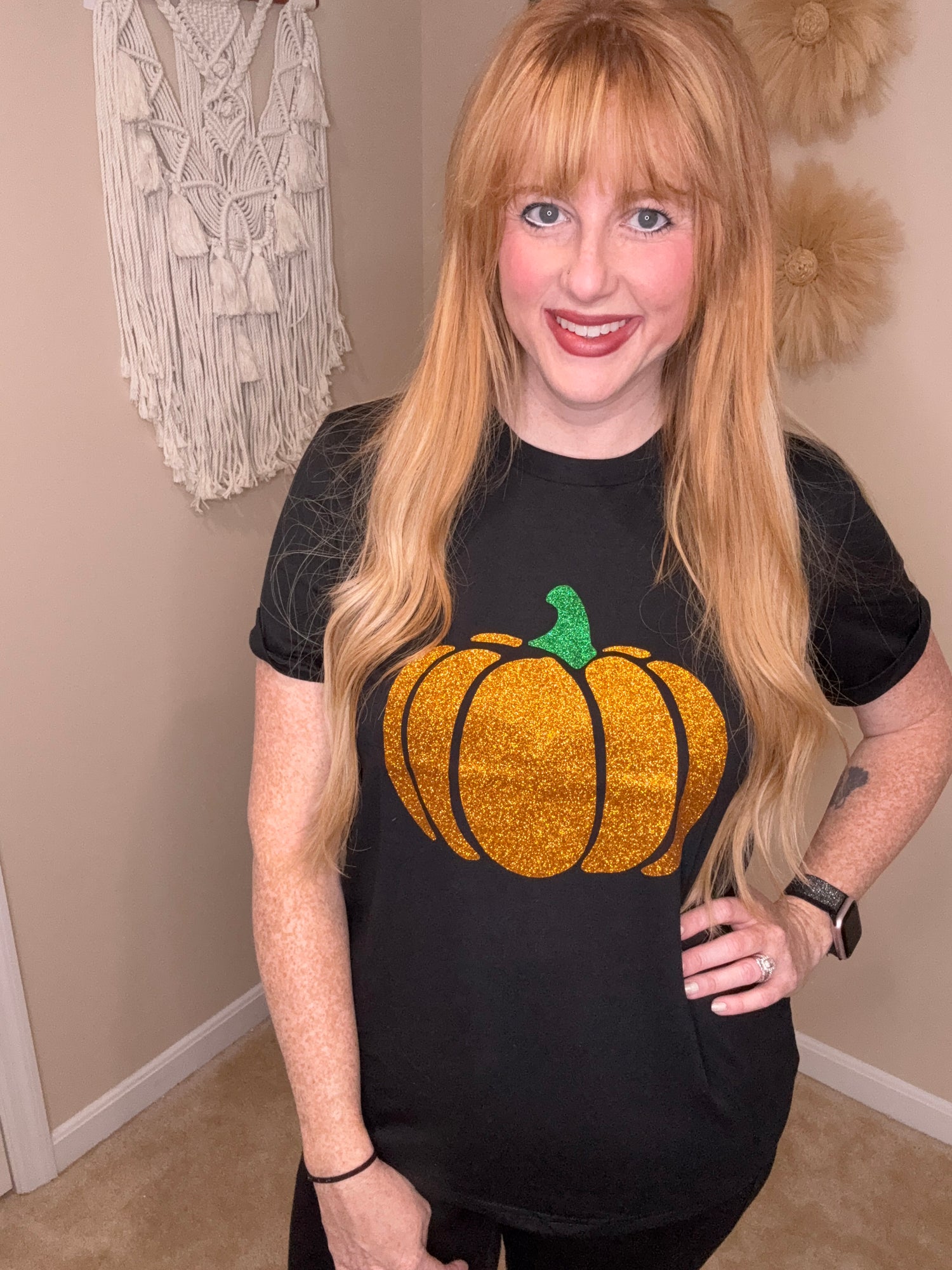 Sparkle Pumpkin Tee