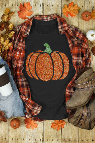 Sparkle Pumpkin Tee