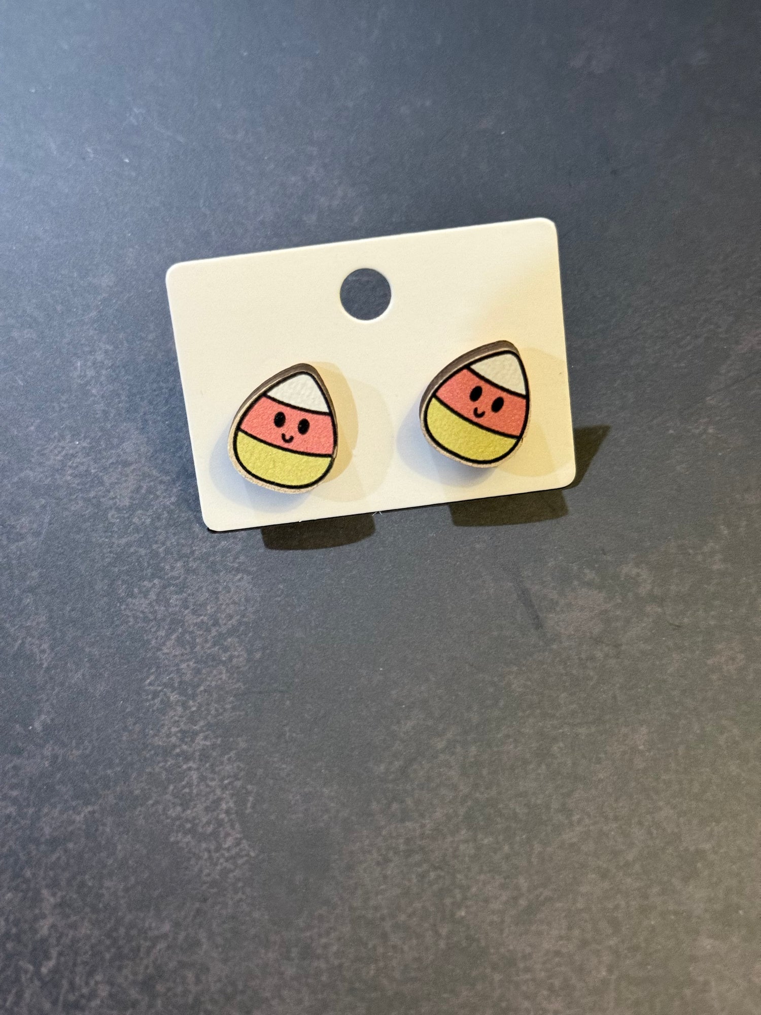 Candy Corn Earrings