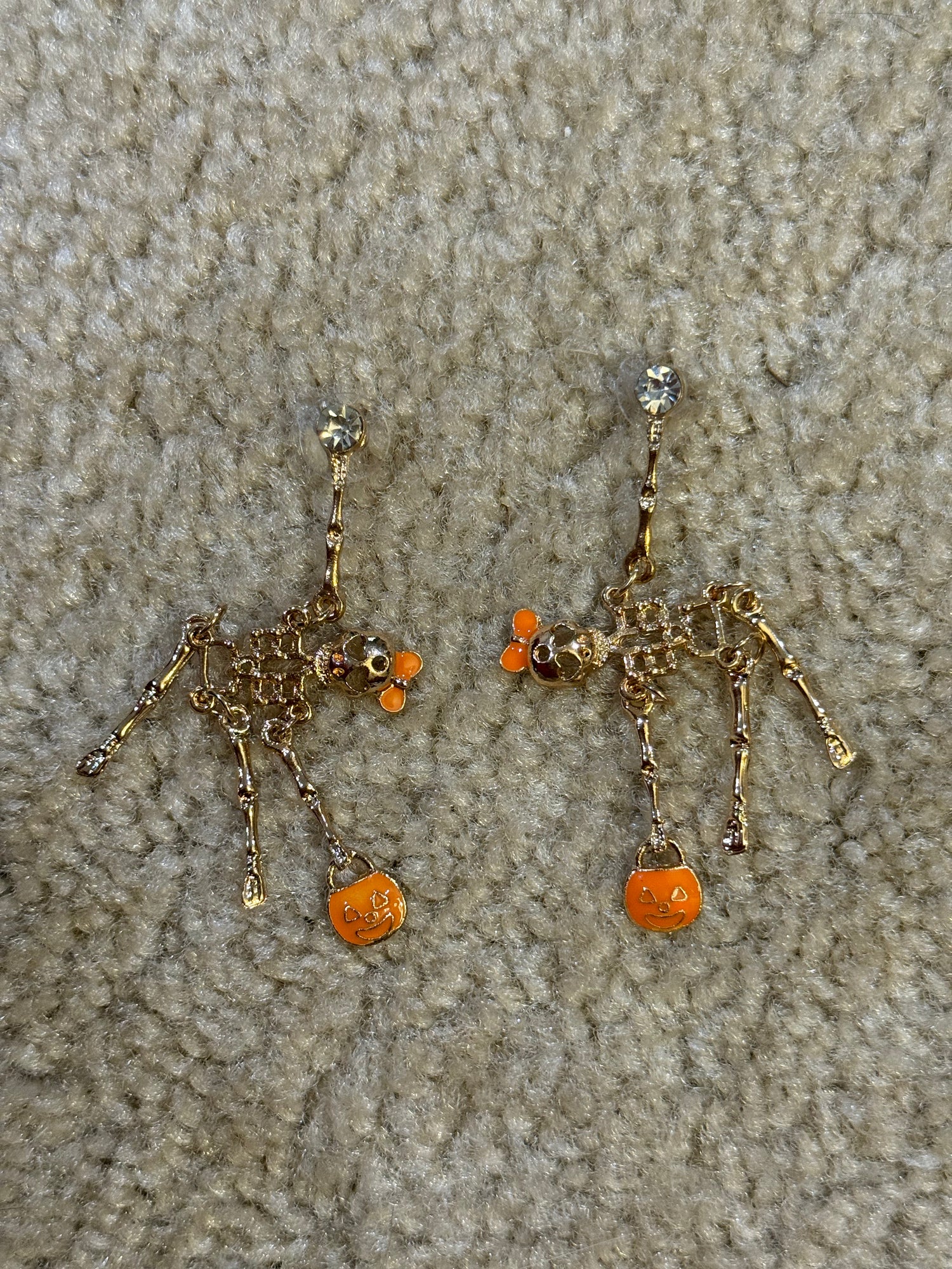 Dangly Skeleton Earrings