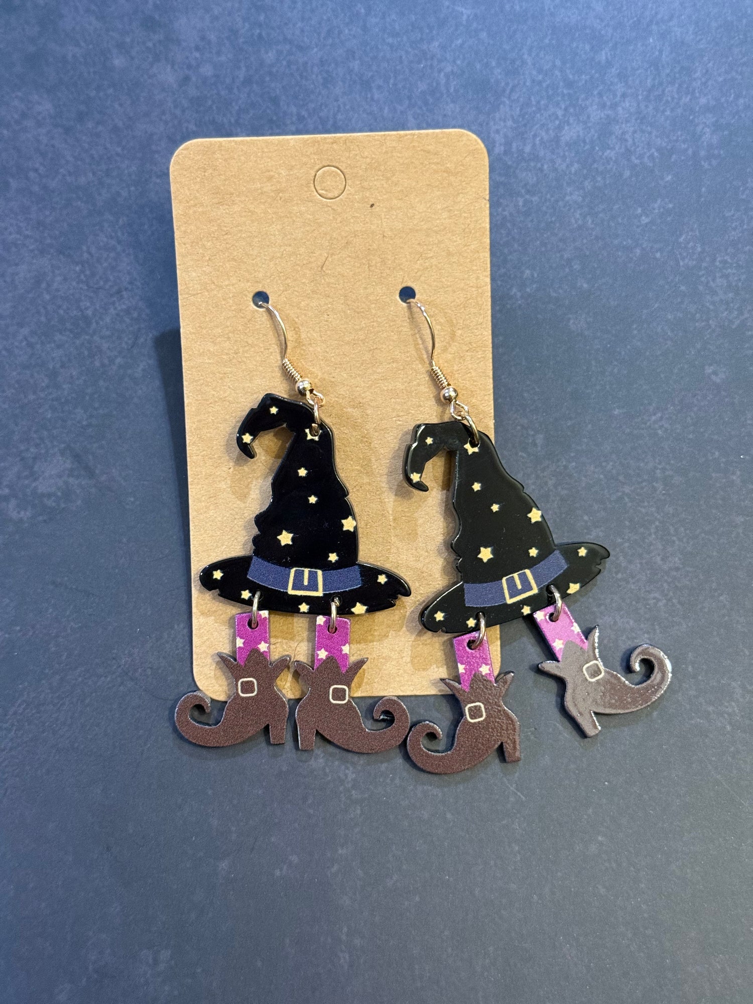 Witch Hat Earrings
