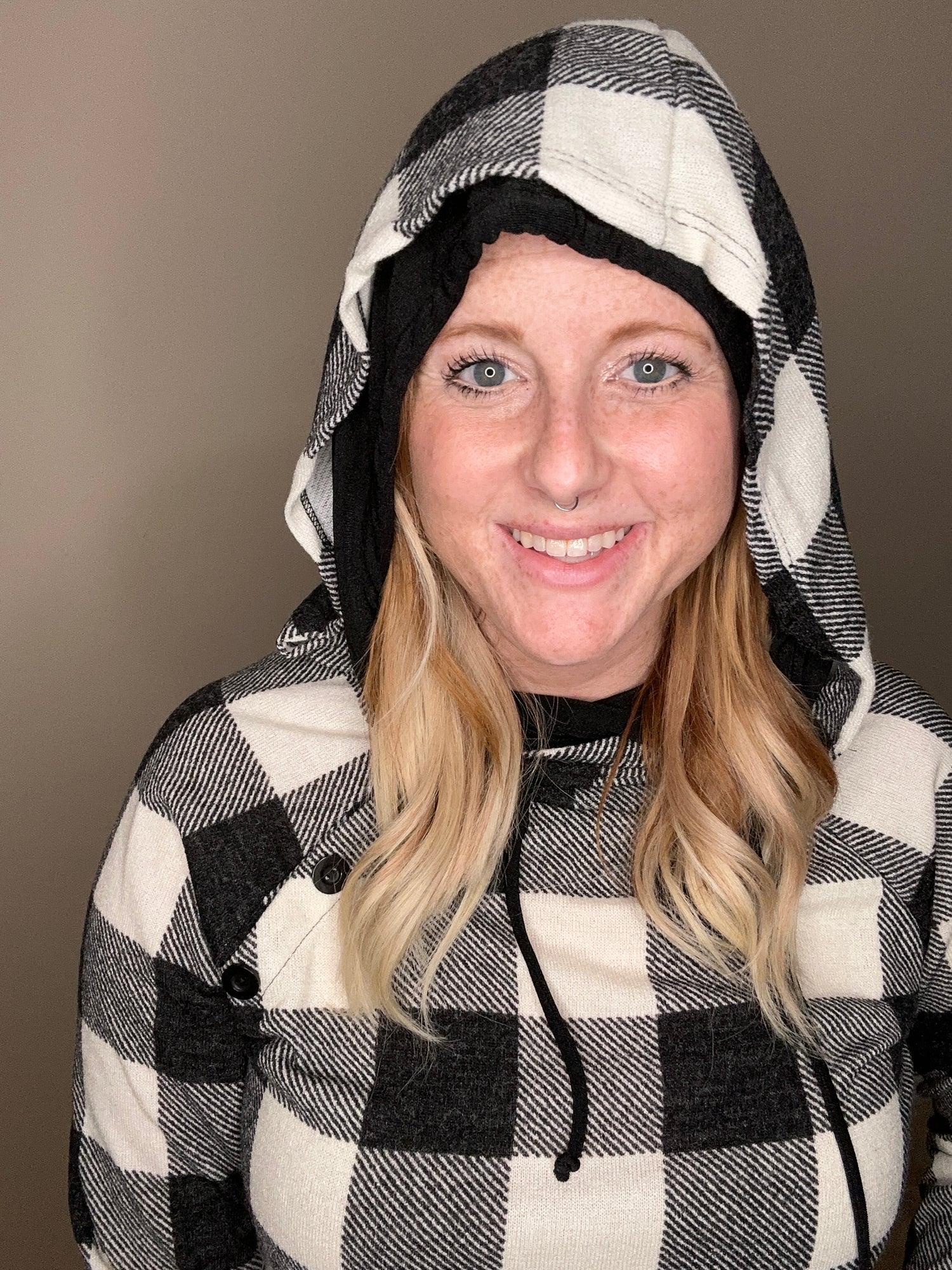 Checkered Love Hoodie