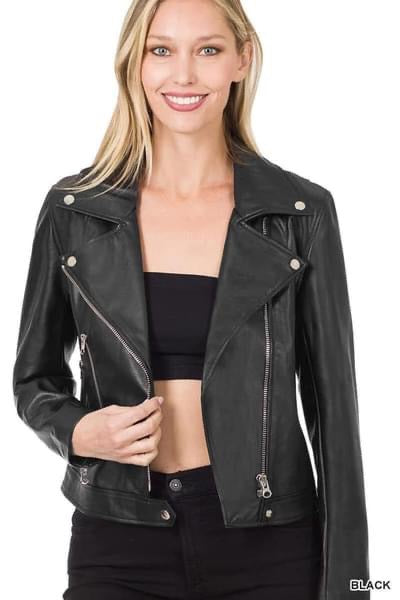 Zenana pleather jacket