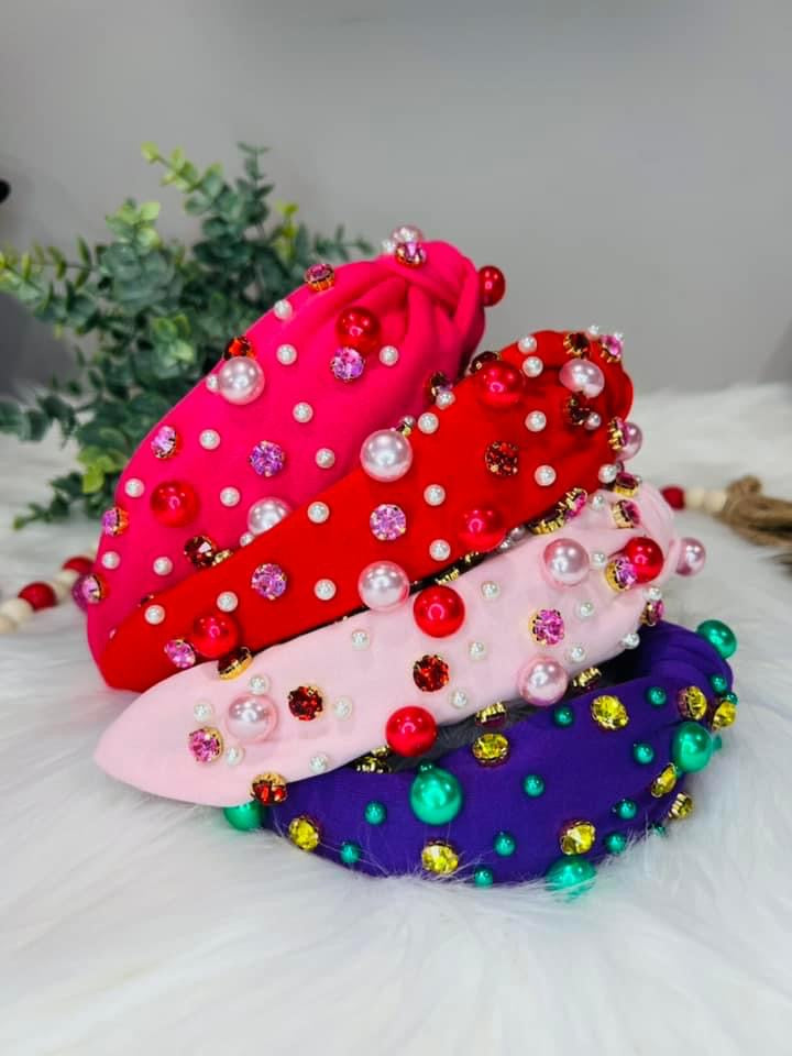 Beaded and Bedazzled Headbands