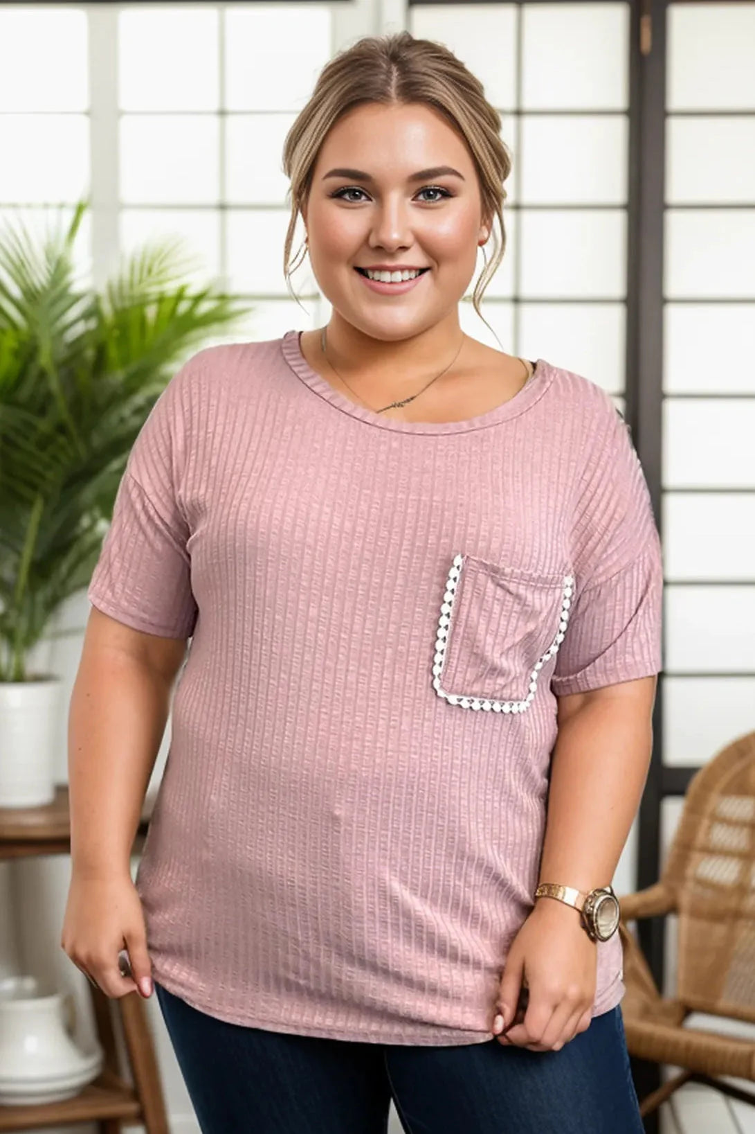 Accents of Pearl Short Sleeve