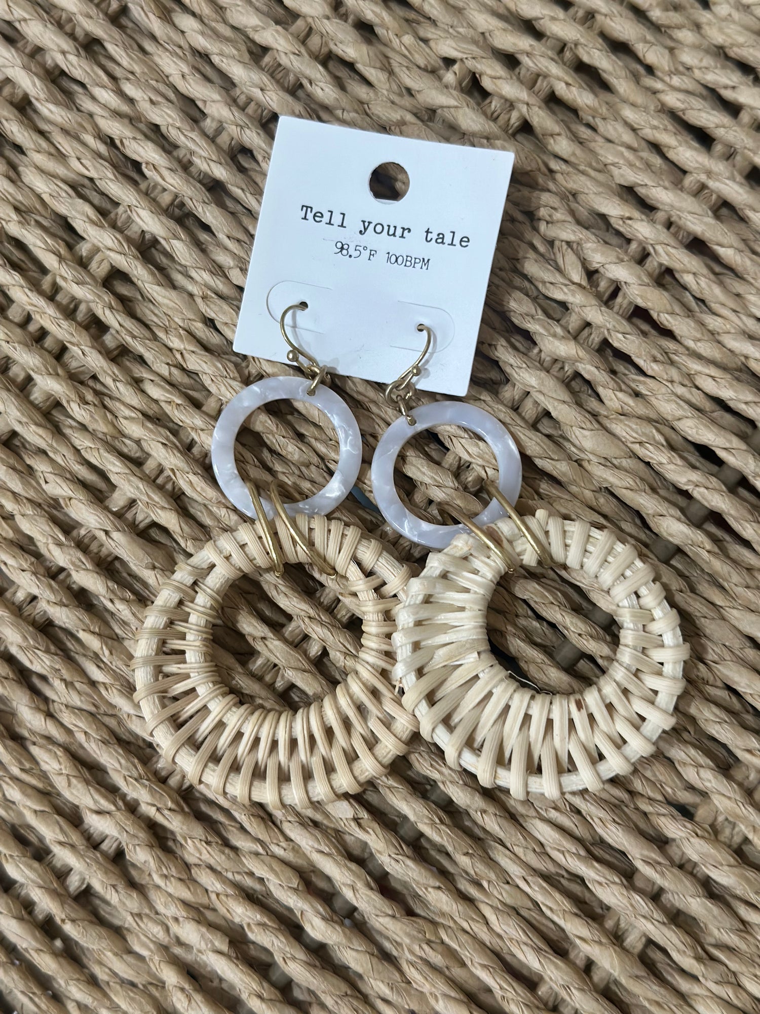 Basket Weaved Earrings
