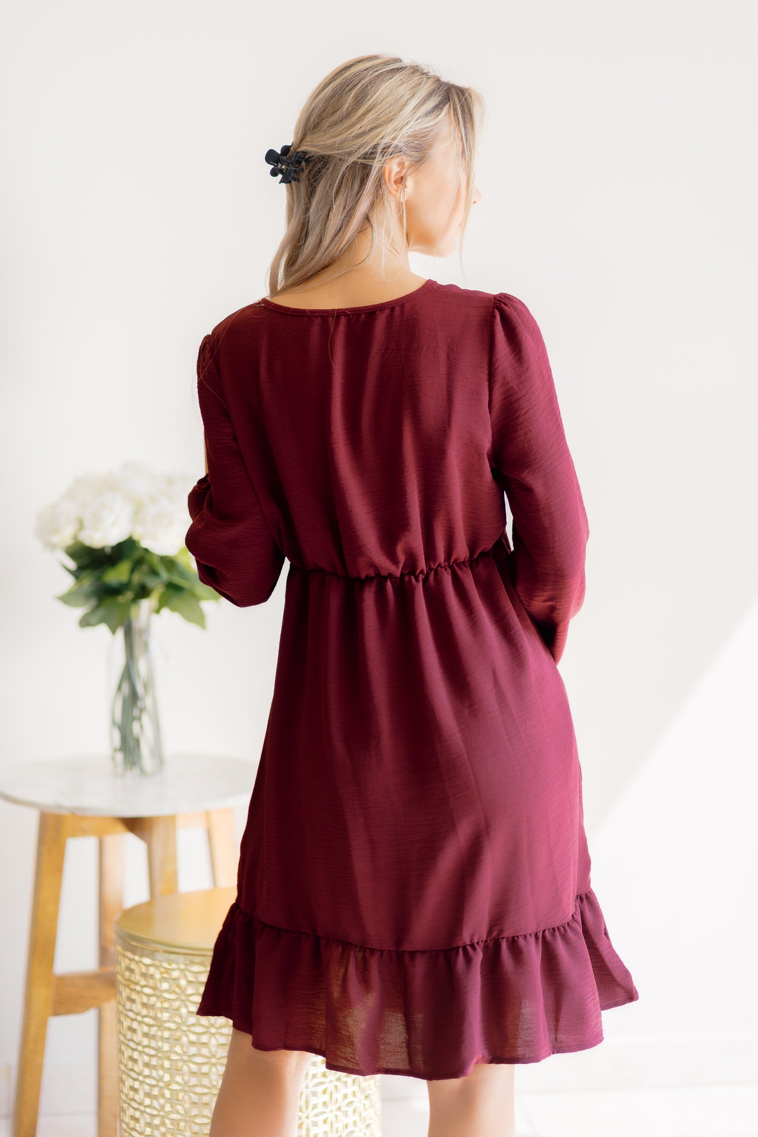 Burgundy Bliss Dress
