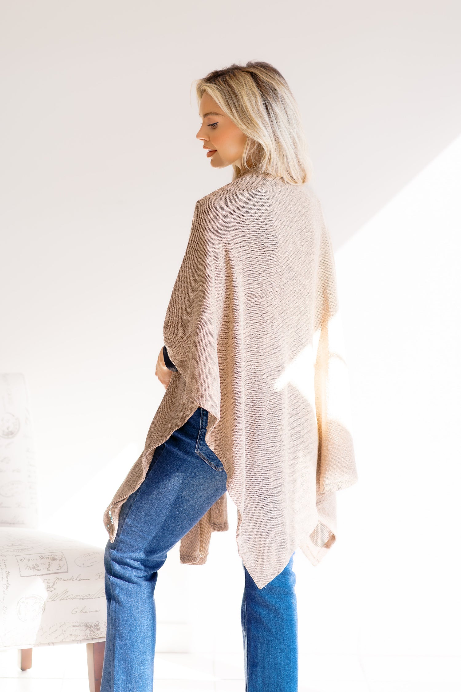 Latte Luxe Poncho