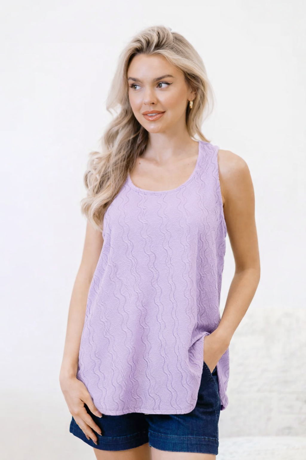 Lilac Reverie Sleeveless Top