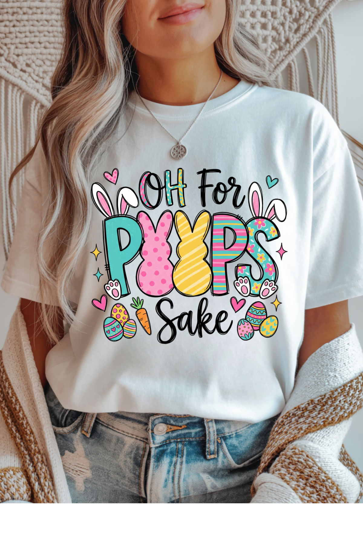 Oh For Peeps Sake Graphic Tee